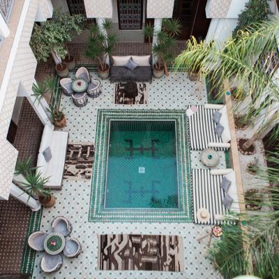 Riad Yasmine Marrakech Patio Vue