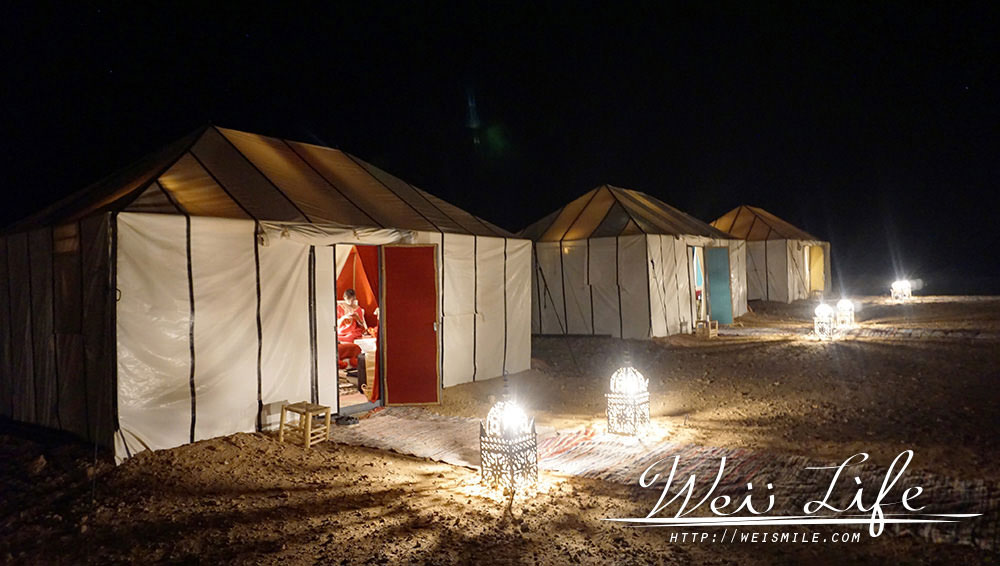 摩洛哥訂製行程|撒哈拉沙漠裡的奢華帳篷Camping under the galaxy|摩洛哥訂製團